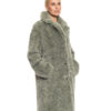 Biston fashion γυναικείο λούτρινο πανωφόρι 52-101-017 GREEN