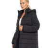 Splendid fashion γυναικείο demi μπουφάν με κουκούλα 52-101-037 BLACK