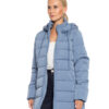 Splendid fashion γυναικείο demi μπουφάν με κουκούλα 52-101-037 INDIGO