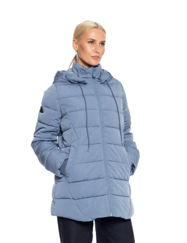 Splendid fashion γυναικείο demi μπουφάν με κουκούλα 52-101-037 INDIGO