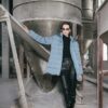 Splendid fashion γυναικείο demi μπουφάν με κουκούλα 52-101-037 INDIGO
