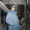 Splendid fashion γυναικείο demi μπουφάν με κουκούλα 52-101-037 INDIGO