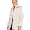 Splendid fashion γυναικείο demi μπουφάν με κουκούλα 52-101-037 LT BEIGE