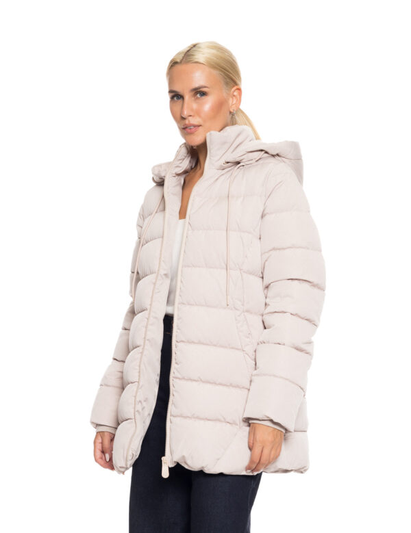 Splendid fashion γυναικείο demi μπουφάν με κουκούλα 52-101-037 LT BEIGE