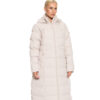 Splendid fashion γυναικείο μακρύ μπουφάν με κουκούλα 52-101-080 BEIGE