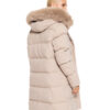 Splendid fashion γυναικείο μακρύ μπουφάν με κουκούλα 52-101-101 BEIGE