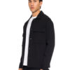 Smart fashion ανδρικό πανωφόρι τύπου sacket 52-201-001 BLACK