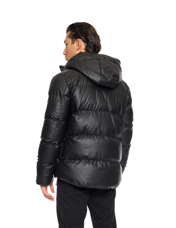 Splendid fashion ανδρικό κοντό μπουφάν με αποσπώμενη κουκούλα 52-201-004 BLACK