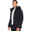 Biston fashion ανδρικό κοντό μπουφάν με αποσπώμενη κουκούλα 52-201-061 BLACK