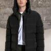 Splendid fashion ανδρικό μακρύ μπουφάν 52-201-116 BLACK