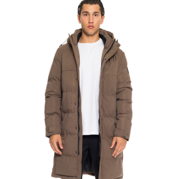 Splendid fashion ανδρικό μακρύ μπουφάν 52-201-116 CAMEL