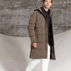 Splendid fashion ανδρικό μακρύ μπουφάν 52-201-116 CAMEL