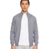 Biston fashion ανδρική πλεκτή ζακέτα 52-206-001 DK GREY