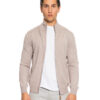Biston fashion ανδρική πλεκτή ζακέτα 52-206-001 BEIGE