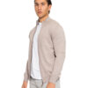 Biston fashion ανδρική πλεκτή ζακέτα 52-206-001 BEIGE