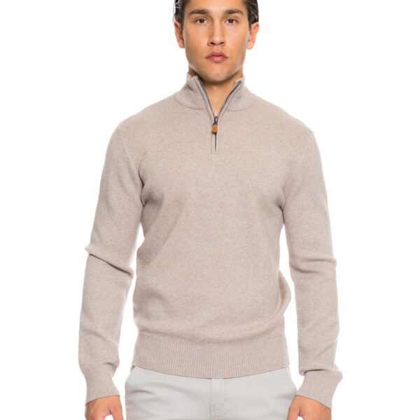 Biston fashion ανδρική πλεχτή μπλούζα 52-206-004 BEIGE