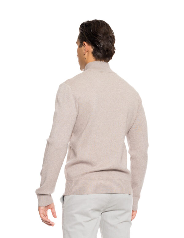 Biston fashion ανδρική πλεχτή μπλούζα 52-206-004 BEIGE