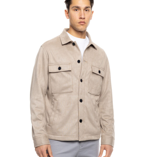 ST&apos; Ανδρικό κοντό πανωφόρι με κουμπιά 53-201-009 BEIGE