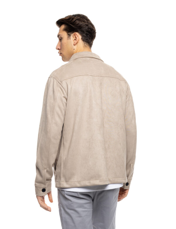 ST&apos; Ανδρικό κοντό πανωφόρι με κουμπιά 53-201-009 BEIGE