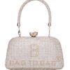 Τσάντα φάκελος clutch CK6021 - Ασημί