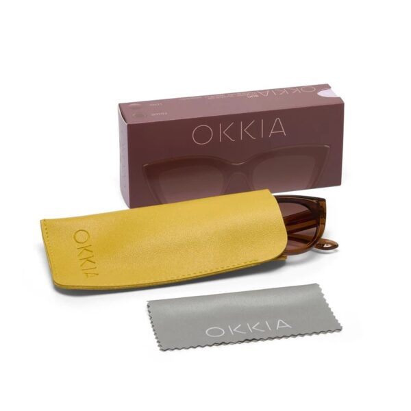 Okkia γυαλιά ηλίου Silvia - Transparent Brown