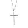 Sequoia Σταυρός Silver 925 με πέτρες SXY00174 Ασημί