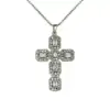 Sequoia Σταυρός Silver 925 με πέτρες SXY 001799-1 Ασημί