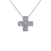 Sequoia Σταυρός Silver 925 με πέτρες SXY001835 Ασημί