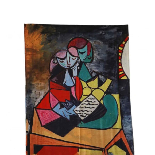 Sequoia Γυναικεία Πασμίνα Διπλής Όψης Pablo Picasso Two characters, 1934