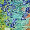Sequoia Γυναικεία Πασμίνα Διπλής Όψης Vincent van Gogh Αναπαραγωγή Ίριδες